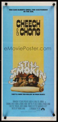9p891 STILL SMOKIN' Aust daybill '83 Cheech & Chong will have you rollin' in your seats, drugs!