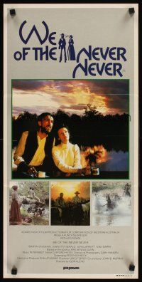 9p972 WE OF THE NEVER NEVER Aust daybill '83 Angela Punch McGregor, Arthur Dignam!