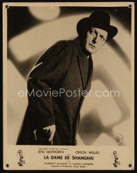 9p231 LADY FROM SHANGHAI French LC '47 great shadowy image of Everett Sloane!
