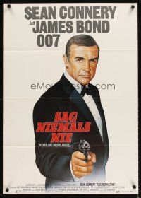 9p278 NEVER SAY NEVER AGAIN German '83 art of Sean Connery as James Bond 007