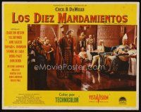 9p060 TEN COMMANDMENTS Mexican LC R60s classic image of Charlton Heston & Yul Brynner!