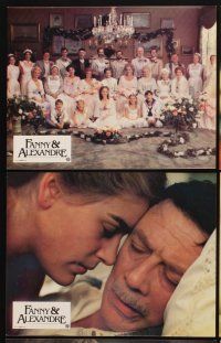 9p102 FANNY & ALEXANDER 12 French LCs '82 Pernilla Allwin, Bertil Guve, classic directed by Bergman!