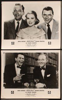 9p124 HIGH SOCIETY 10 French LCs '56 Frank Sinatra, Bing Crosby, Grace Kelly & Louis Armstrong!