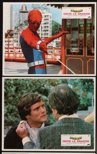 9p207 SPIDER-MAN: THE DRAGON'S CHALLENGE 6 set 2 French LCs '80 Nick Hammond as Spidey!