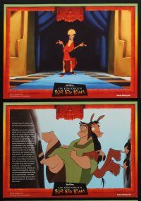 9p330 EMPEROR'S NEW GROOVE 8 German LCs '00 Walt Disney cartoon about South American history!