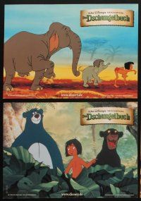 9p338 JUNGLE BOOK 8 German LCs R00 Walt Disney cartoon classic, great image of Mowgli & friends!
