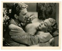 9r069 BAD & THE BEAUTIFUL 8x10 still '53 Kirk Douglas grabs sexy Lana Turner by her hair!