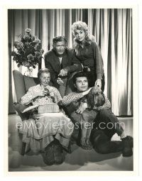 9r095 BEVERLY HILLBILLIES TV 7x9 still '60s great posed portrait of Ebsen, Douglas, Ryan & Baer!