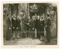 9r100 BLACK CAT 8x10 still '41 Basil Rathbone with 8 people including bit actor Alan Ladd!