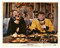 9r092 BECKET color 8x10 still '64 Peter O'Toole laughing by bandaged Richard Burton!