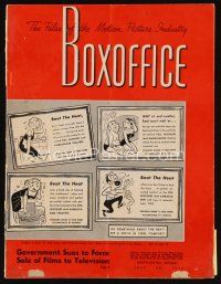 9s193 BOX OFFICE exhibitor magazine July 26, 1952 John Wayne in Big Jim McLain, The Big Sky!