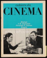 9s141 CAHIERS DU CINEMA French magazine March 1969 Francoise Fabian & Jean-Louis Trintignant!