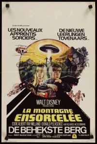 9t654 ESCAPE TO WITCH MOUNTAIN Belgian '75 Disney, they're in a world where they don't belong!