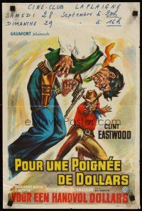 9t660 FISTFUL OF DOLLARS Belgian '64 Sergio Leone's Per un Pugno di Dollari, Clint Eastwood!