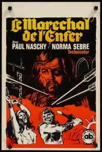 9t703 LE MARECHAL DE L'ENFER Belgian '74 Paul Naschy, Norma Sebre, art of girl tortured!