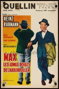 9t720 MAX DER TASCHENDIEB Belgian '62 Elfie Pertramer, art of Heinz Ruhman picking pocket!