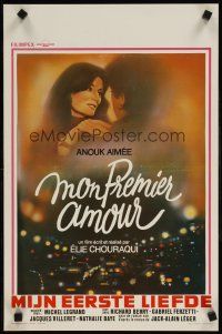 9t723 MON PREMIER AMOUR Belgian '78 sexy Anouk Aimee, Richard Berry, Nathalie Baye!