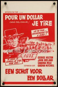 9t789 TRUSTING IS GOOD...SHOOTING IS BETTER Belgian '68 George Hilton, spaghetti western action!