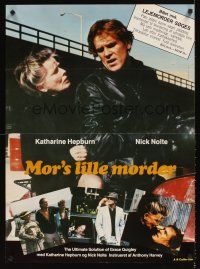 9t413 GRACE QUIGLEY Danish '85 cool image of Katherine Hepburn in title role & Nick Nolte!