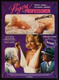 9t418 INSIGNIFICANCE Danish '85 Nicolas Roeg, Michael Emil & sexy Theresa Russell!