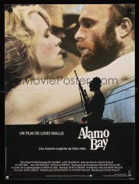 9t480 ALAMO BAY French 15x21 '85 Vietnam veteran Ed Harris & Amy Madigan, directed by Louis Malle!