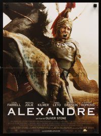 9t481 ALEXANDER French 15x21 '04 directed by Oliver Stone, Colin Farrell on horseback!