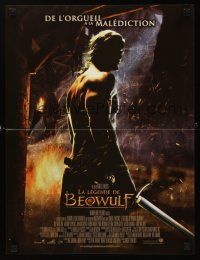 9t491 BEOWULF French 15x21 '07 Robert Zemeckis directed, Anthony Hopkins, Ray Winstone!