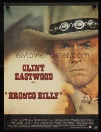 9t498 BRONCO BILLY French 15x21 '80 Clint Eastwood directs & stars, cool different close-up!