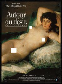 9t503 CONVICTION French 15x21 '91 Marco Bellocchio, Francisco de Goya nude artwork!