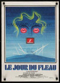 9t505 DAY OF THE LOCUST French 15x21 '75 John Schlesinger directed, Ferracci artwork!