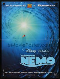 9t516 FINDING NEMO French 15x21 '03 best Disney & Pixar animated fish movie, art of sea creatures