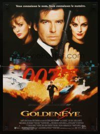 9t523 GOLDENEYE French 15x21 '95 Pierce Brosnan as secret agent James Bond 007, cool montage!