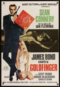 9t246 GOLDFINGER Spanish R78 Sean Connery as James Bond 007 with sexy girl!