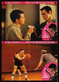 9t257 CABLE GUY set of 4 Spanish 18x25s '96 Jim Carrey, Matthew Broderick, directed by Ben Stiller!