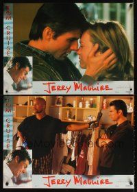 9t267 JERRY MAGUIRE set of 4 Spanish 18x26s '96 Tom Cruise, directed by Cameron Crowe!