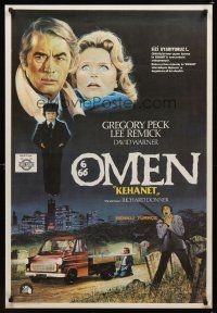 9t111 OMEN Turkish '76 Gregory Peck, Lee Remick, Satanic horror, different art by Ugurcan!
