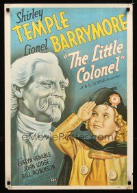 9w298 LITTLE COLONEL commercial poster '70s Shirley Temple is the conqueror of 10 million hearts!