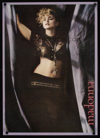 9w158 MADONNA commercial poster '84 classic image of sexy singer wearing cross!