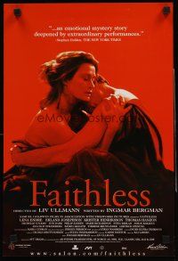 9w405 FAITHLESS special 14x20 '00 written by Ingmar Bergman, Liv Ullman directed, Trolosa!
