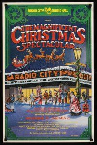 9w228 MAGNIFICENT CHRISTMAS SPECTACULAR stage play special 19x29 '82 Radio City Music Hall!