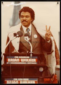 9w339 MAHOGANY special 27x38 still '75 cool image of candidate Billy Dee Williams!