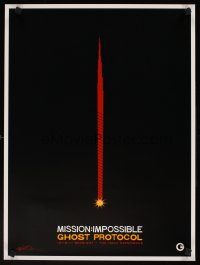 9w439 MISSION: IMPOSSIBLE GHOST PROTOCOL set of 3 IMAX advance special 18x24s '11 cool Owen art!