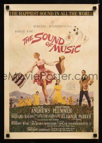 9w469 SOUND OF MUSIC special 14x20 '65 classic art of Julie Andrews & top cast by Howard Terpning!