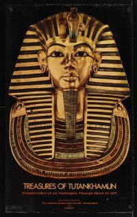 9w207 TREASURES OF TUTANKHAMUN museumexhibition '76 death mask, Egyptian Pharaoh exhibition!