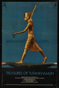 9w206 TREASURES OF TUTANKHAMUN museum exhibition '76 full-length Egyptian Pharaoh as hunter!