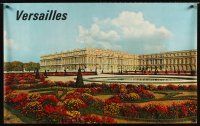9w582 VERSAILLES French travel poster '60s wonderful image of palace & garden grounds!