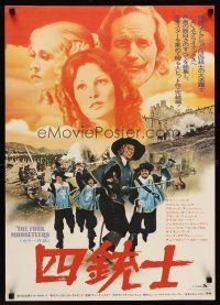 9x182 FOUR MUSKETEERS Japanese '75 Raquel Welch, Oliver Reed, Chamberlain, York