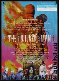 9x486 WICKER MAN Japanese '95 Christopher Lee, Britt Ekland, cult horror classic!