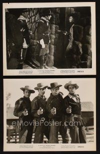 9y958 KANSAS RAIDERS 2 8x10 stills '50 Audie Murphy as Jesse James, young Tony Curtis, Richard Long