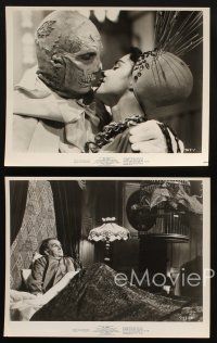 9y674 ABOMINABLE DR. PHIBES 5 8x10 stills '71 classic close up of Vincent Price kissing!